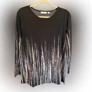 Susan Graver Black and Brown Top